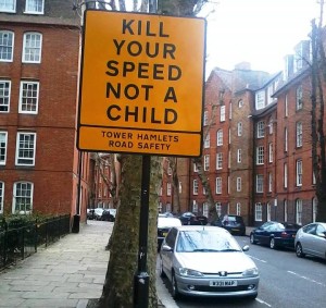 kill your speed not a person